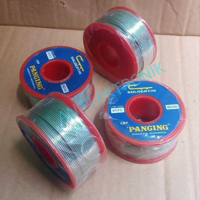 Timah Solder Cap Pancing 0.8mm 60/40 Roll Besar