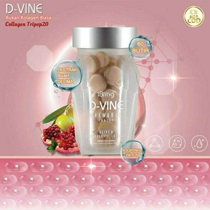 Ready DVINE COLLAGEN ORIGINAL D VINE ORI ASLI 60 BUTIR