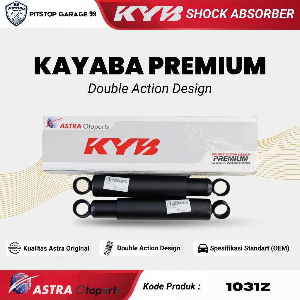 Kayaba / KYB Premium Shockbreaker Mobil Kijang Super / Grand 1988-1996 1031Z Belakang