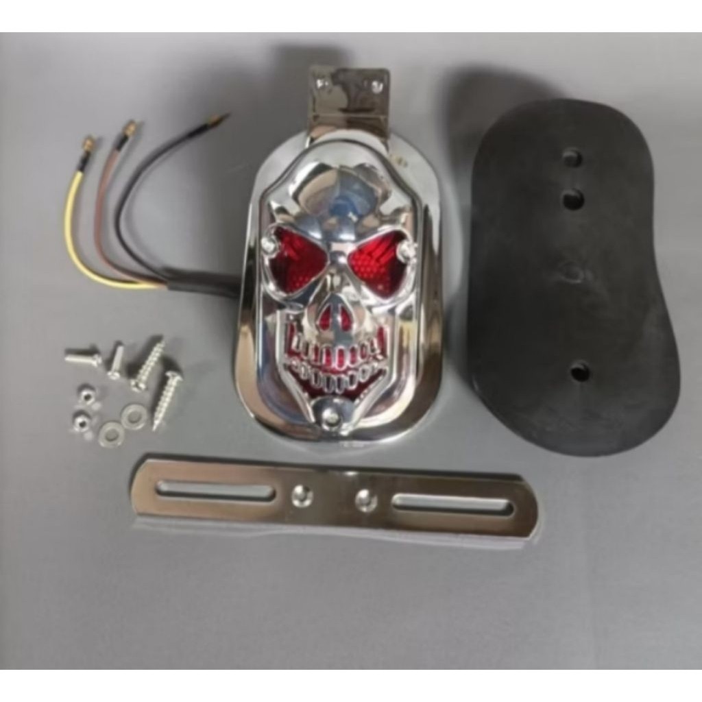 (Tekno teknik) LAMPU STOP STOP LAMP BELAKANG HARLAY JAPSTAIL DAVITSON TENGKORAK