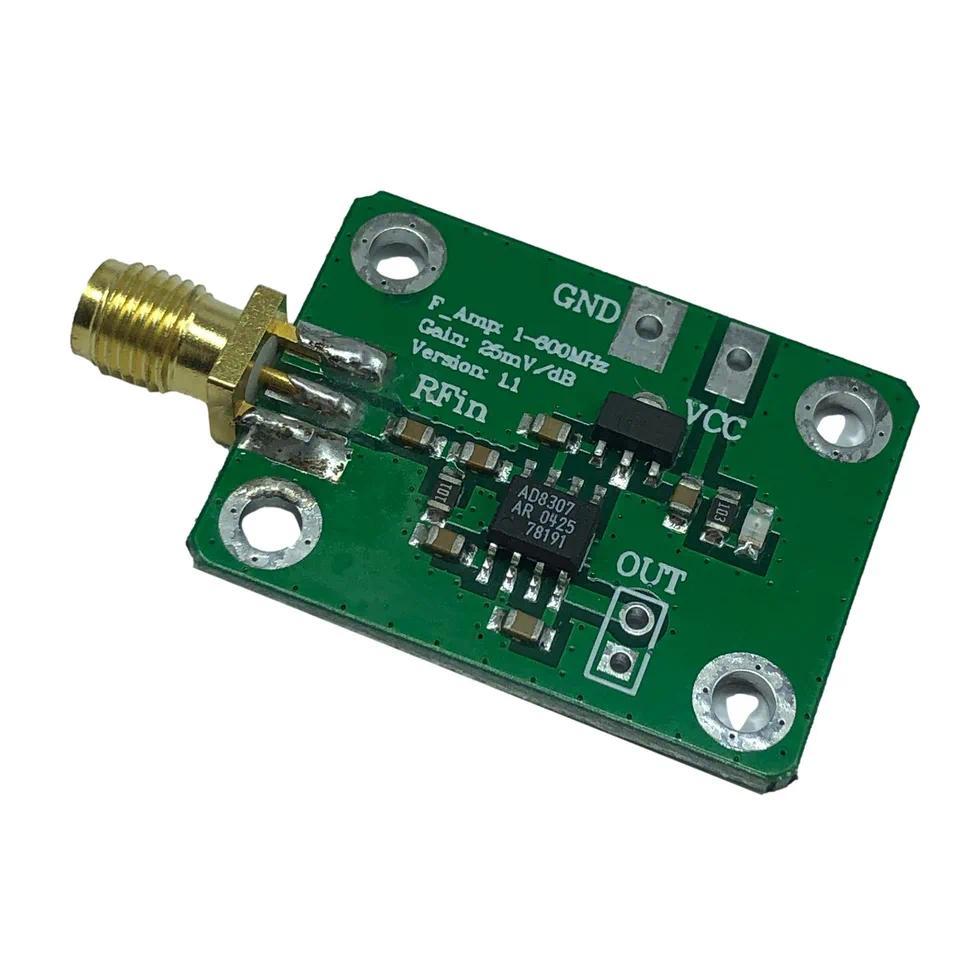 A41Z-AD8307 RF Power Meter Logarithmic  Power Detection 1-600Mhz RF  Power Meter