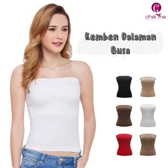 LADIES Chelyne / Oriental's Secret Kemben Daleman W008 Busa - Bahan Seamless Rajut