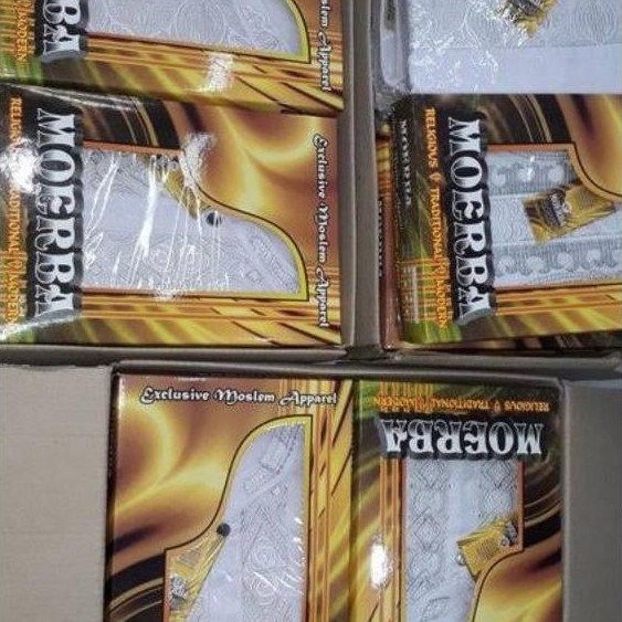 Diskon Sumberrejekijeans - Baju Koko Putih Lengan Panjang Bordir Termurah (Bonus Dus)