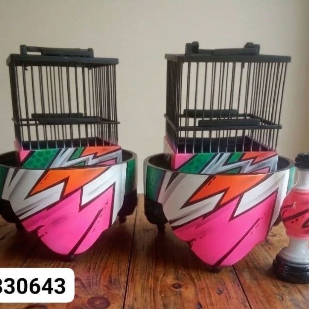 Tebok pleci airbrush grafis