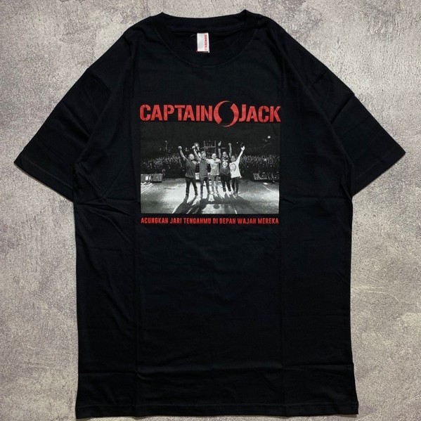 SNSCO TSHIRT CAPTAIN JACK - ACUNGKAN JARI TENGAHMU KAOS PRIA