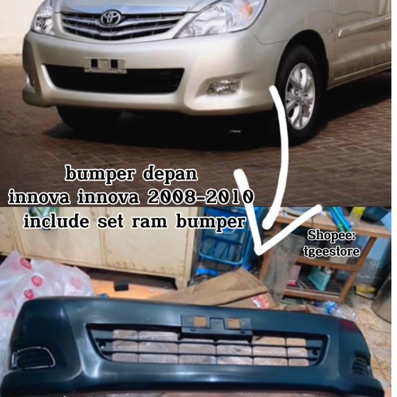 bumper depan toyota innova 2008-2010