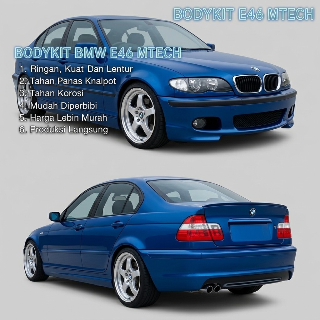 Bodykit BMW E46 MTech bodikit bmw 318i 325i 1999-2004 body kit BUMPER BEMPER