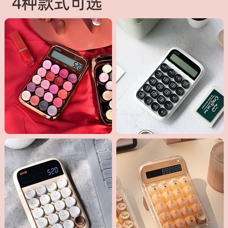 Lofree Candy Lipstick Calculator Student Bluetooth Digital Keyboard Numpad Kalkulator Lofree