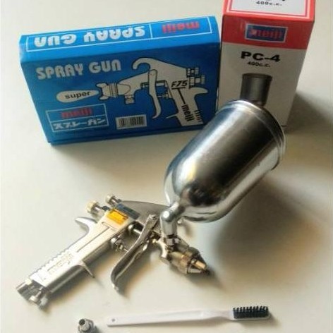 MEIJI Spray Gun Tabung Atas F75 / F-75 SPRAY GUN MEIJI F75 TABUNG ATAS TAIWAN - MEIJI F 75 - SPRAYGU