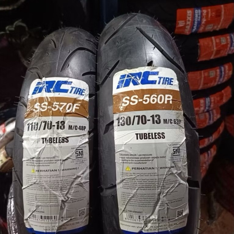 promo!!ban motor nmax sepasang uk 110/70 130/70-13 merk irc tire