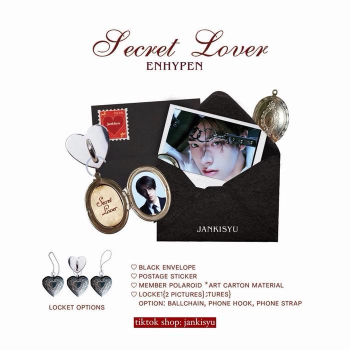 Kpop Locket Vintage Keychain Phone Strap Gantungan Handphone - jake, keychain, set