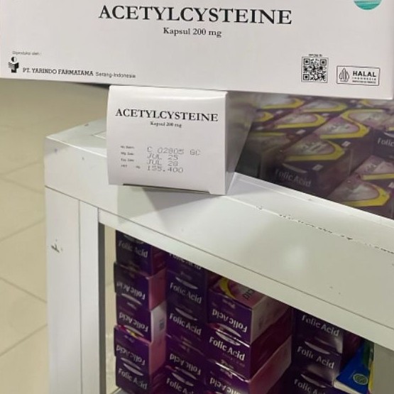 acetylcysteine 200 mg capsul box yarindo