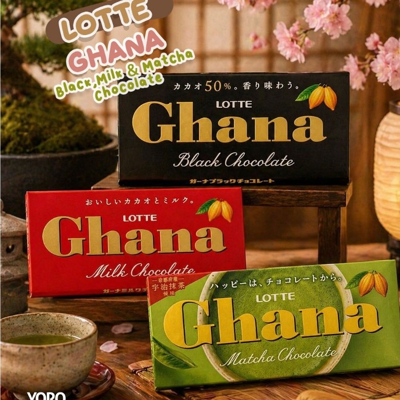 LOTTE GHANA CHOCOLATE ORI JAPAN