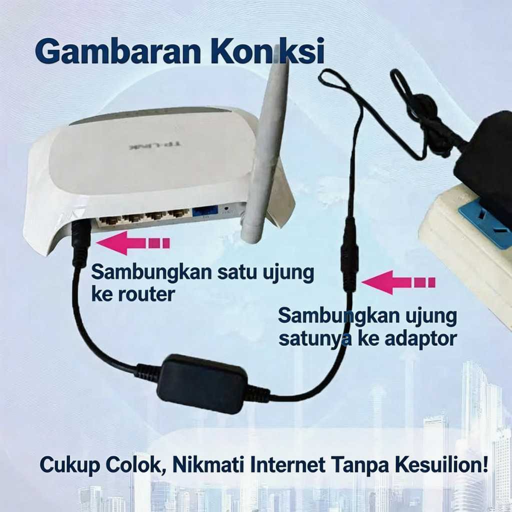 Router kabel restart otomatis wifi 24-hour reboot pengatur waktu penguat sinyall ruter wifi jarak ja