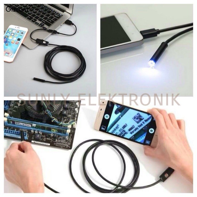 Camera mini full hd for android smartphone / Kamera endoscope original / camera pengintai serbaguna