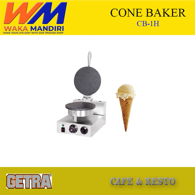 GETRA CB 1H CB-1H MESIN CONE ES KRIM PEMBUAT ICE CREAM CONE BAKER