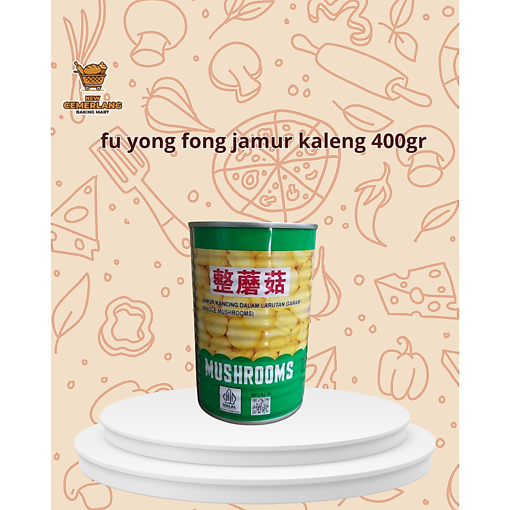 fu yong fong jamur kancing 400gr