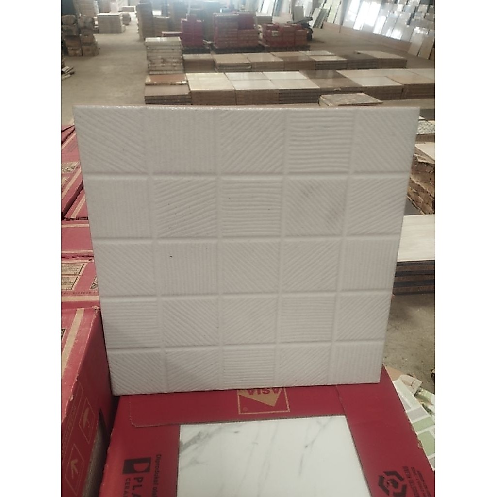 Keramik Lantai Kamar Mandi Asia Tile Alpha White 25x25