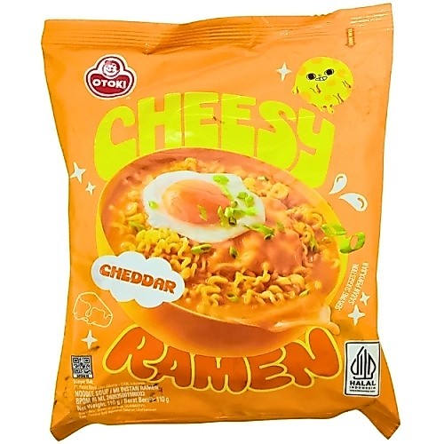 S12808 OTOKI CHEESY CHEDDAR RAMEN MIE INSTANT CHINA 110GR MAJU BERSAMA (20260606)