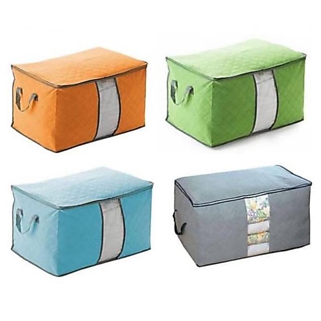 Fast Delivery Hl0037 Bamboo Storage Box Tempat Penyimpanan Baju Organizer Model Tidur Y1031