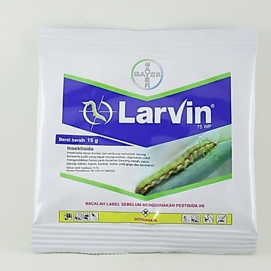 Larvin 75WP 15gr Obat Hama Ulat Tanaman