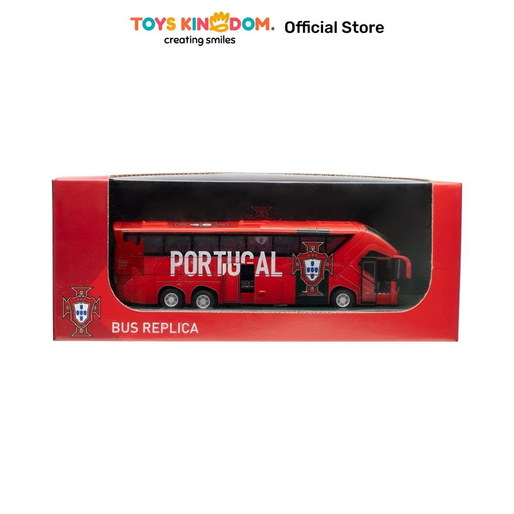 Toys Kingdom Top Gear Banbo Bus Portugal Team 2025-2026 - Merah Miniatur Kendaraan Koleksi Mobil Mod