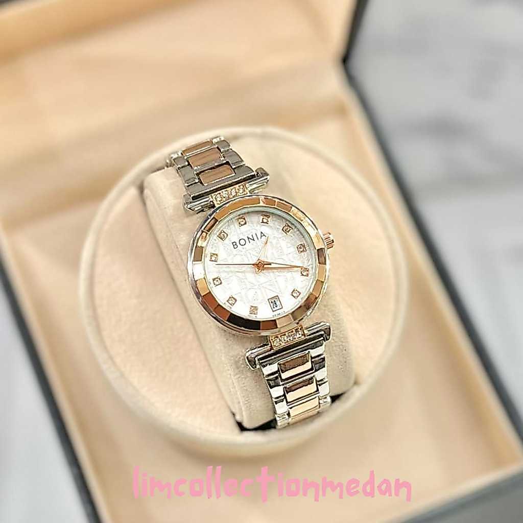 Jam Tangan Wanita Bonia Tanggal Aktif FREE BOX