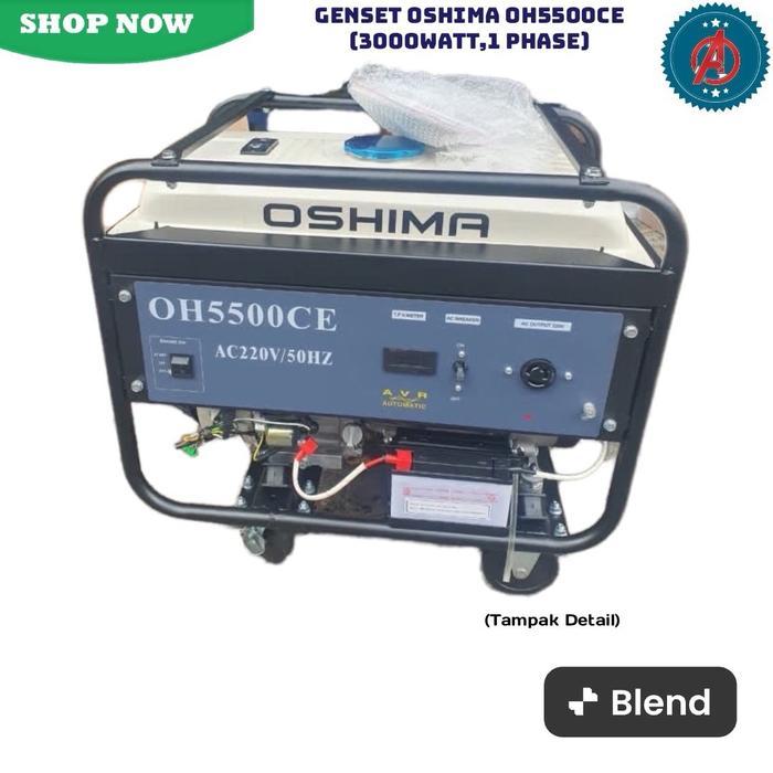 Genset Open Honda Oshima OH5500CE (3000Watt, 1Phase