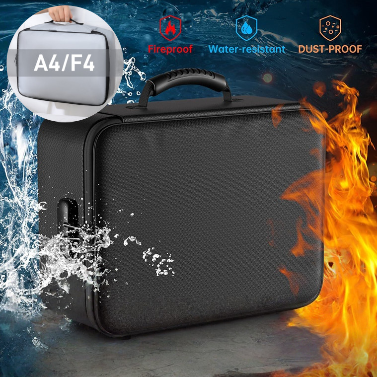 Dokumen Tahan Api Tas Dokumen Tahan Api dan Air Penyimpanan Paspor Sertifikat Travel Organizer Api D