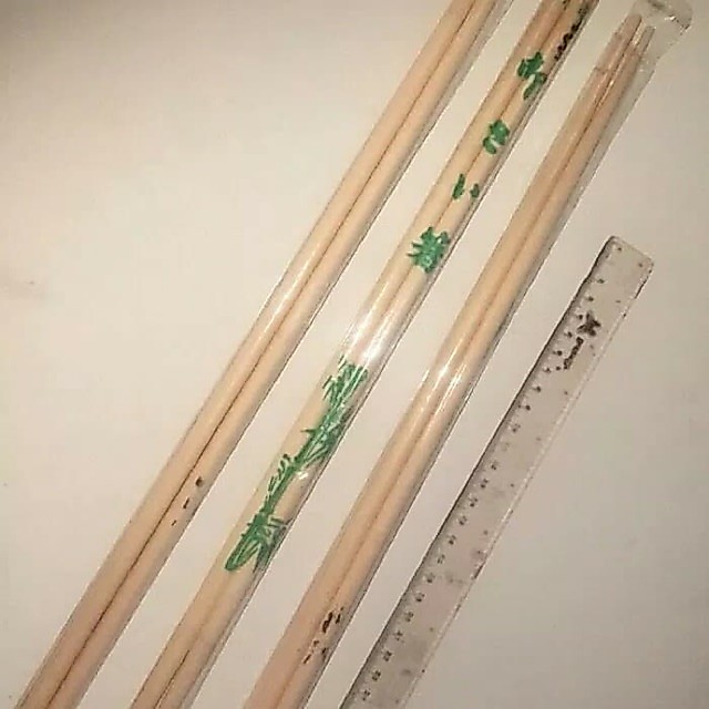 Sumpit kayu bambu panjang 45cm - Sumpit pengaduk mie pasta