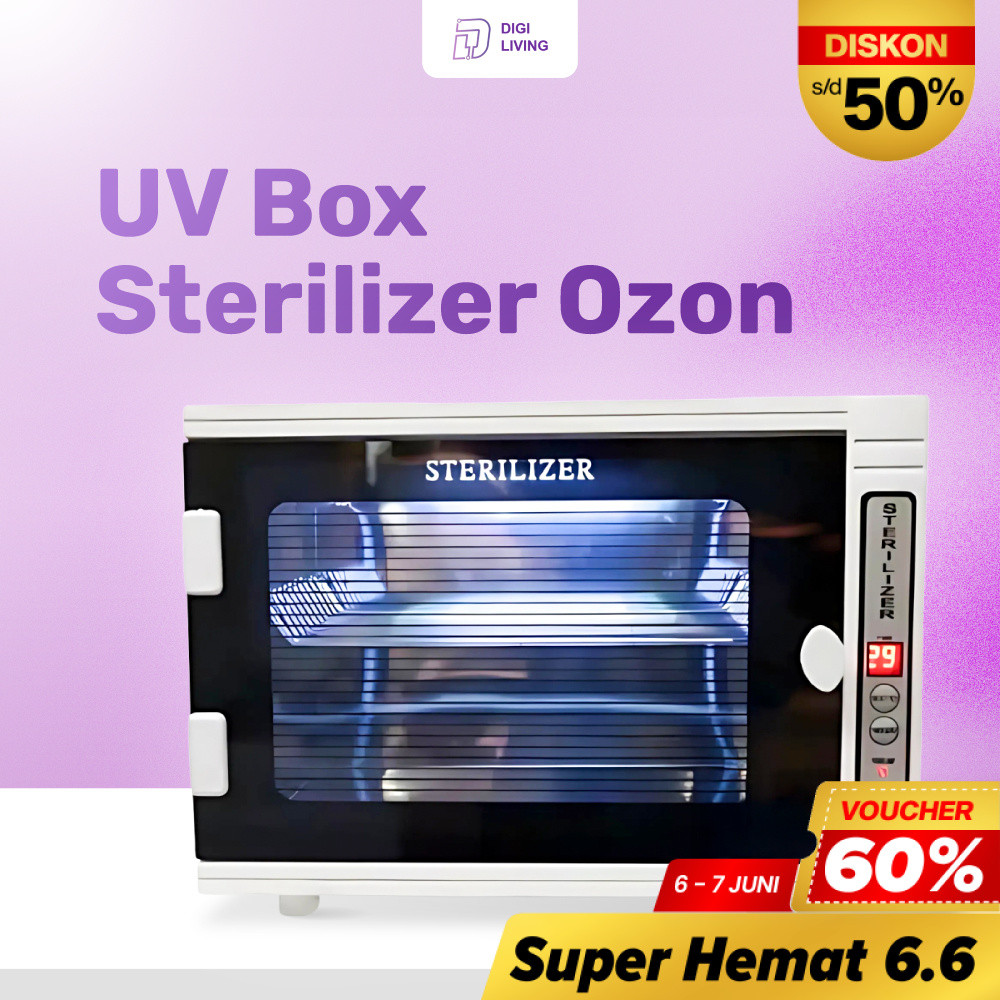 DIGILIVING - UV Sterilizer Box Ozon | Kotak UV Alat Sterilisasi Multifungsi