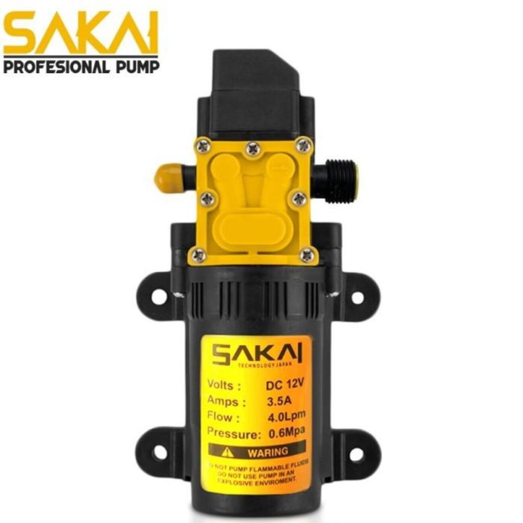 Pompa DC Sakai 12 Volt 80 PSI - Pompa Steam - Pompa Dc High Pressure