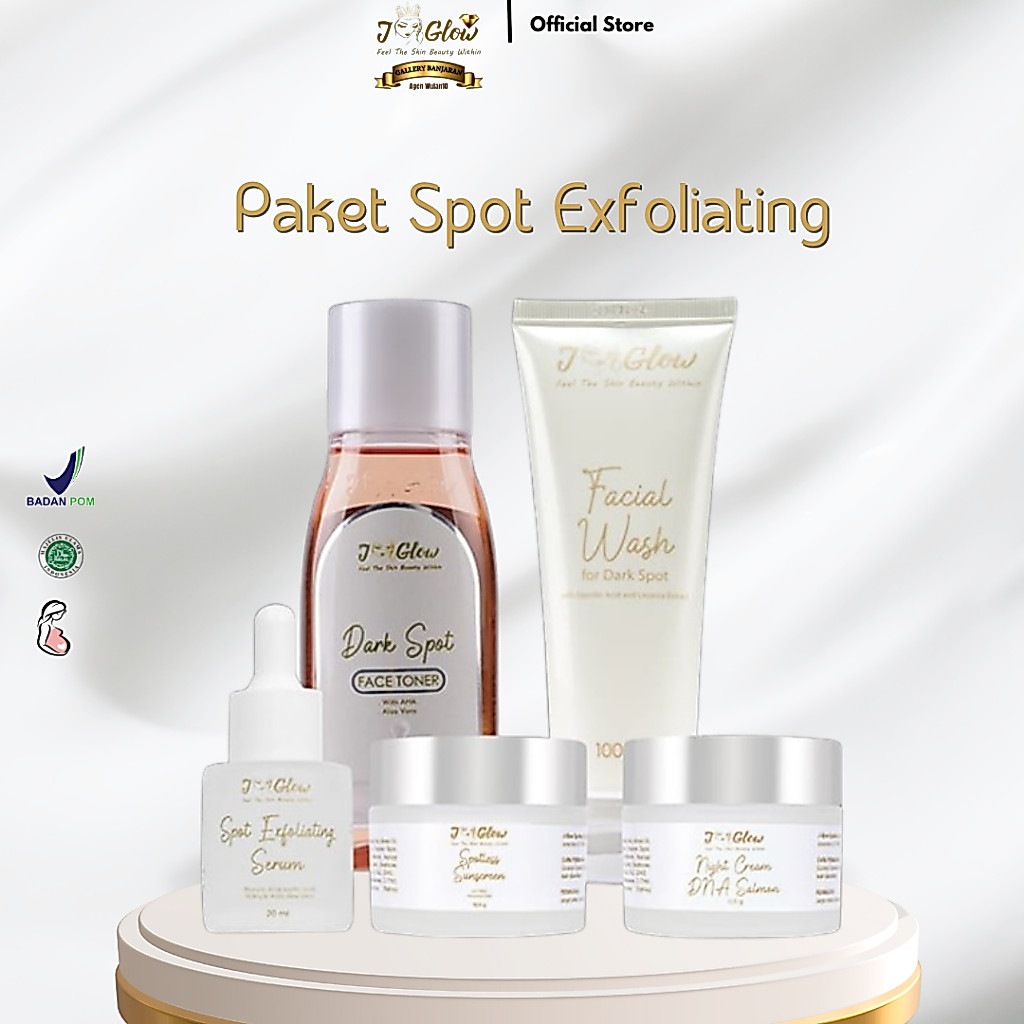 Jglow spotless Paket untuk Flek membandel dan area hitam 4-5 pcs