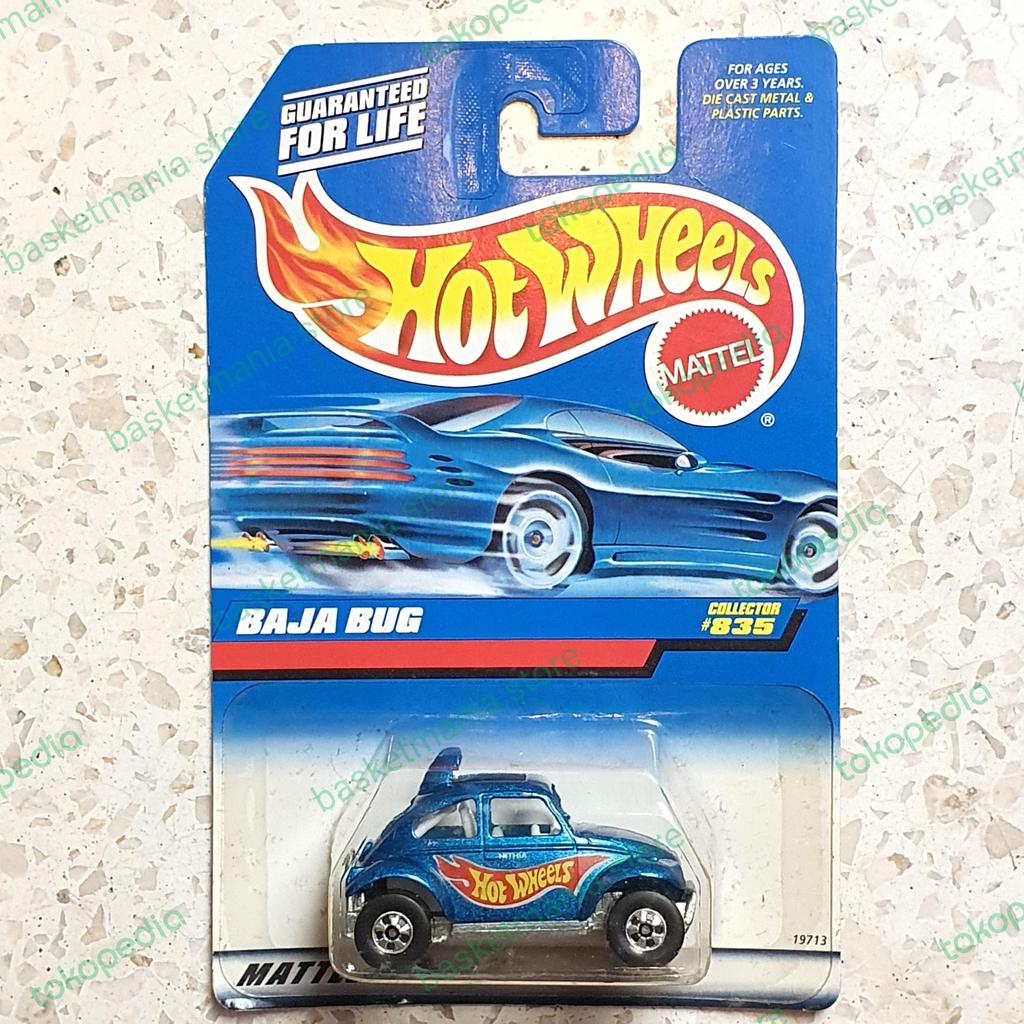 mainan mobilan diecast hotwheels vw baja bug biru 835 hot wheels