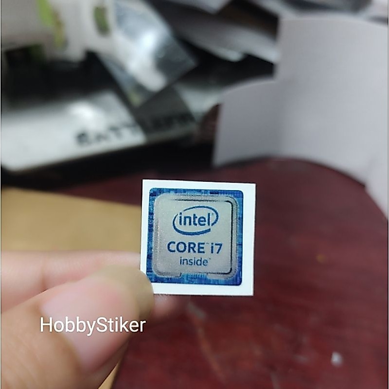 Stiker core i7 untuk laptop pc notebook
