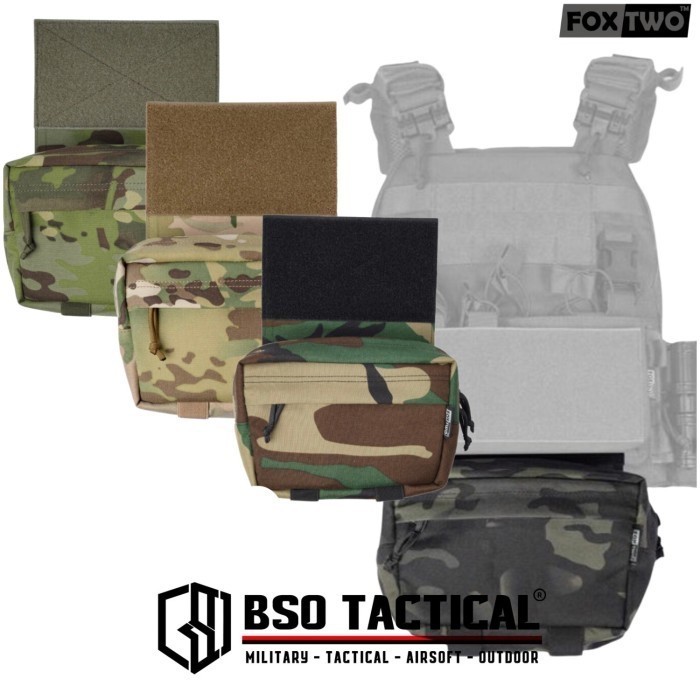 FOX TWO Abdominal Tactical Pouch Vest Plate Carrier Foxtwo     Berkualitas