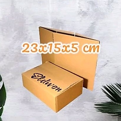 Kardus box packing 23x15x5 cm
