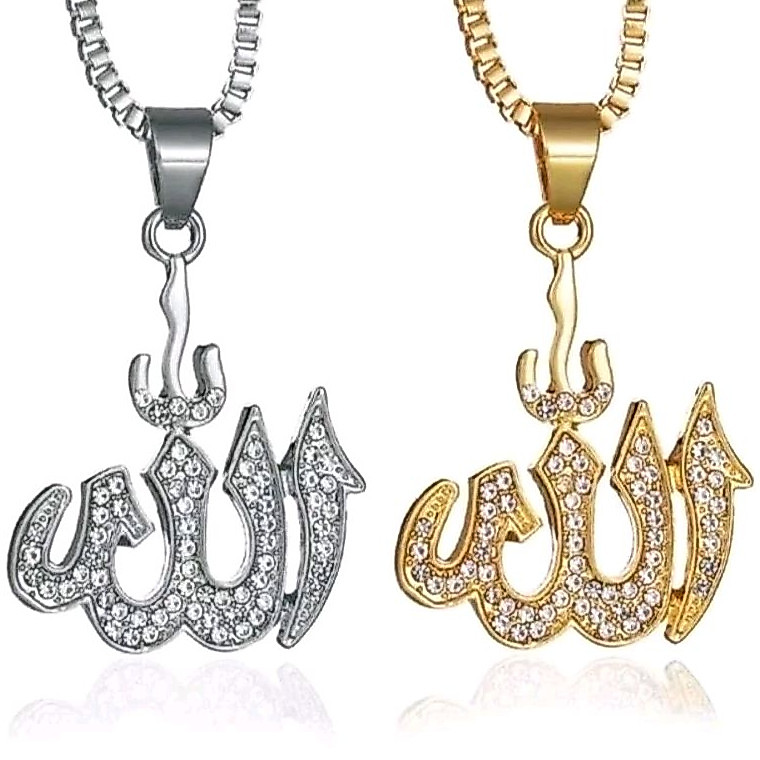 KALUNG ITALY LIONTIN LAFADZ ALLAH / KALUNG TITANIUM PRIA KALUNG LIONTIN LAFADZ TERBARU
