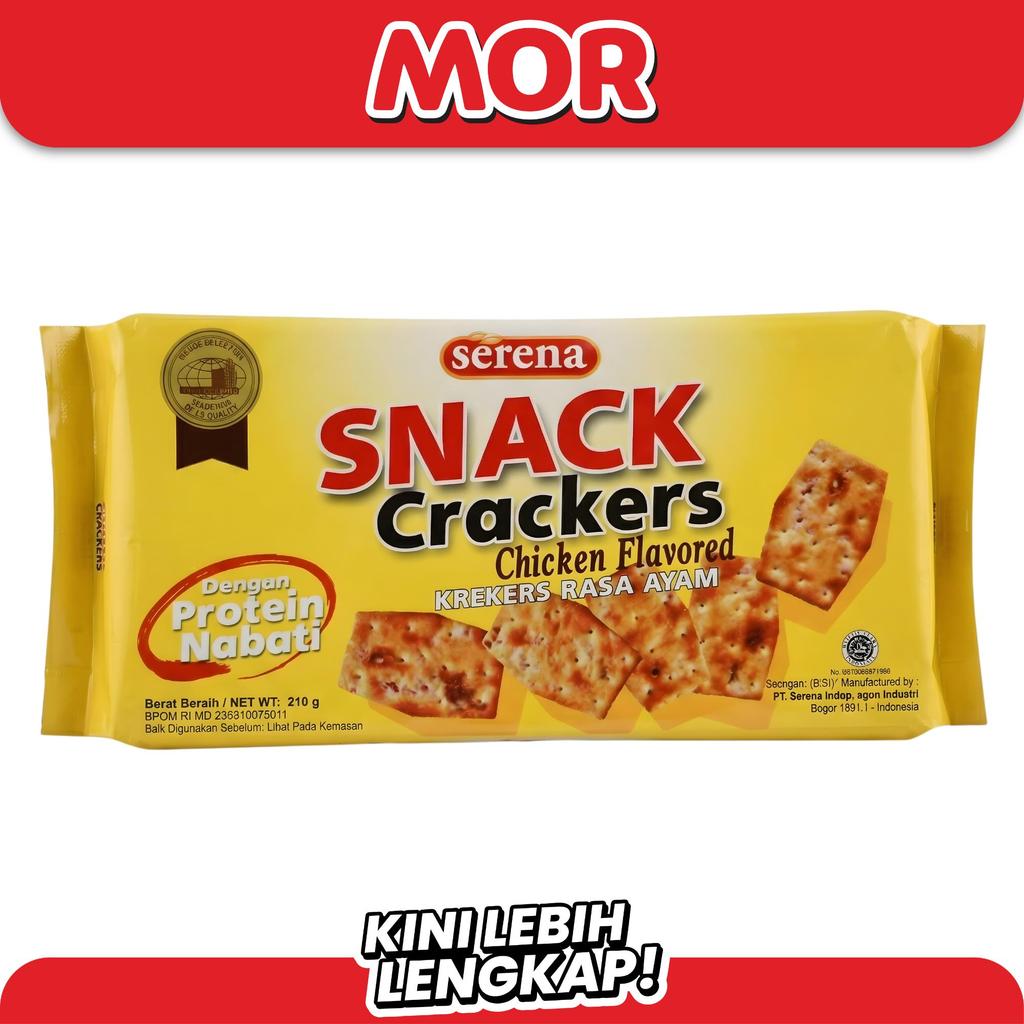 SERENA Chicken Snack Cracker 210g - Biskuit Krekers Rasa Ayam Kotak