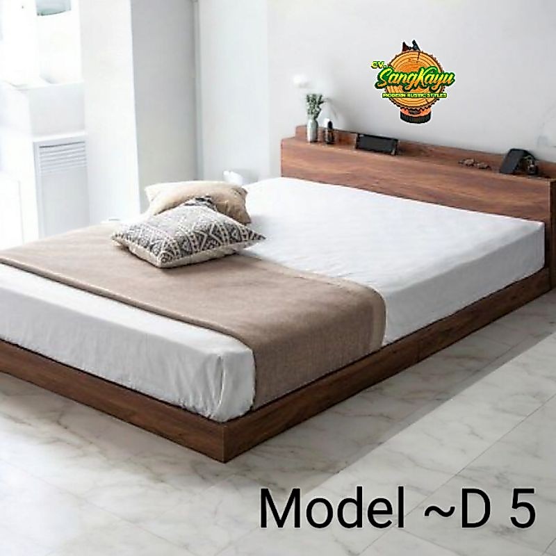 Divan Kayu 160x200 cm Divan kayu minimalis Divan ala jepang Divan lesehan