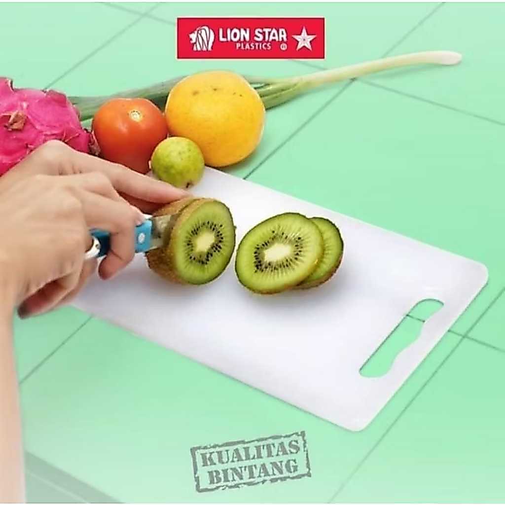 TALENAN LION STAR S M - CHOPPING BOARD LION STAR - TALENAN PLASTIK LION STAR - TALENAN ANTI BAKTERI