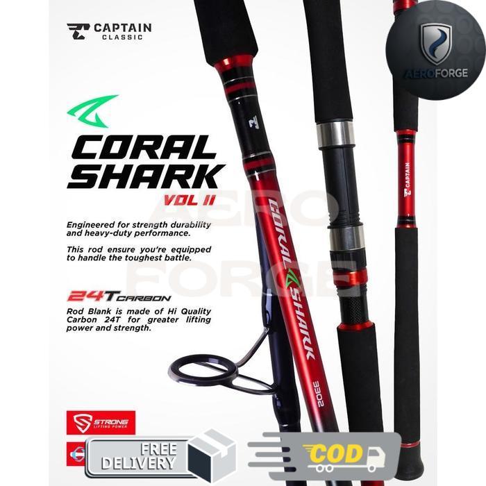 Joran Sambung 2 Captain Coral Shark Shorejig 270 300 - Vol 2, 270