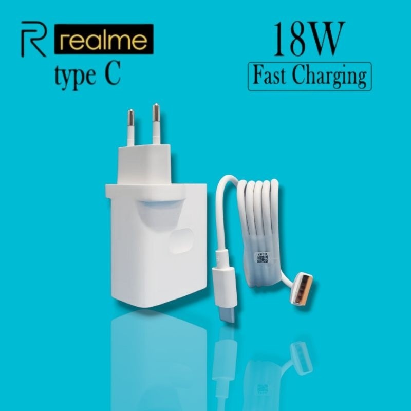 New Charger Casan Relmi C17 C25 C25s C35 Original 18W Fast Charging TYPE C