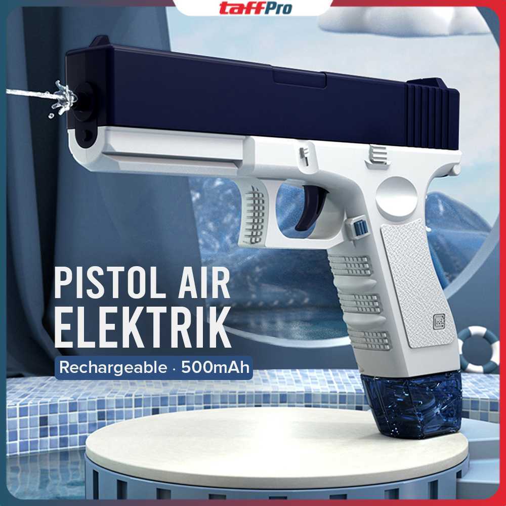 Pistol Air Mainan Elektrik Water Gun Rechargeable 500mAh - 518-2