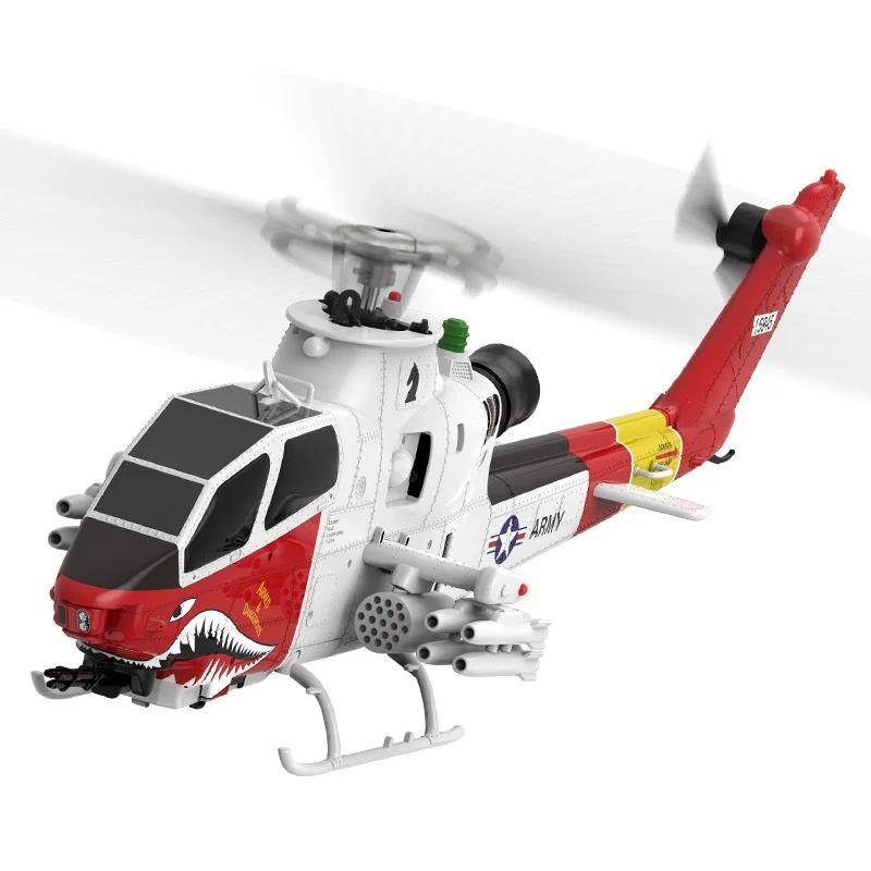 YUXING F112S AH-1 Cobra RC Helicopter, GPS Positioning, Dual Brushless Motor, Laser & Optical Flow A