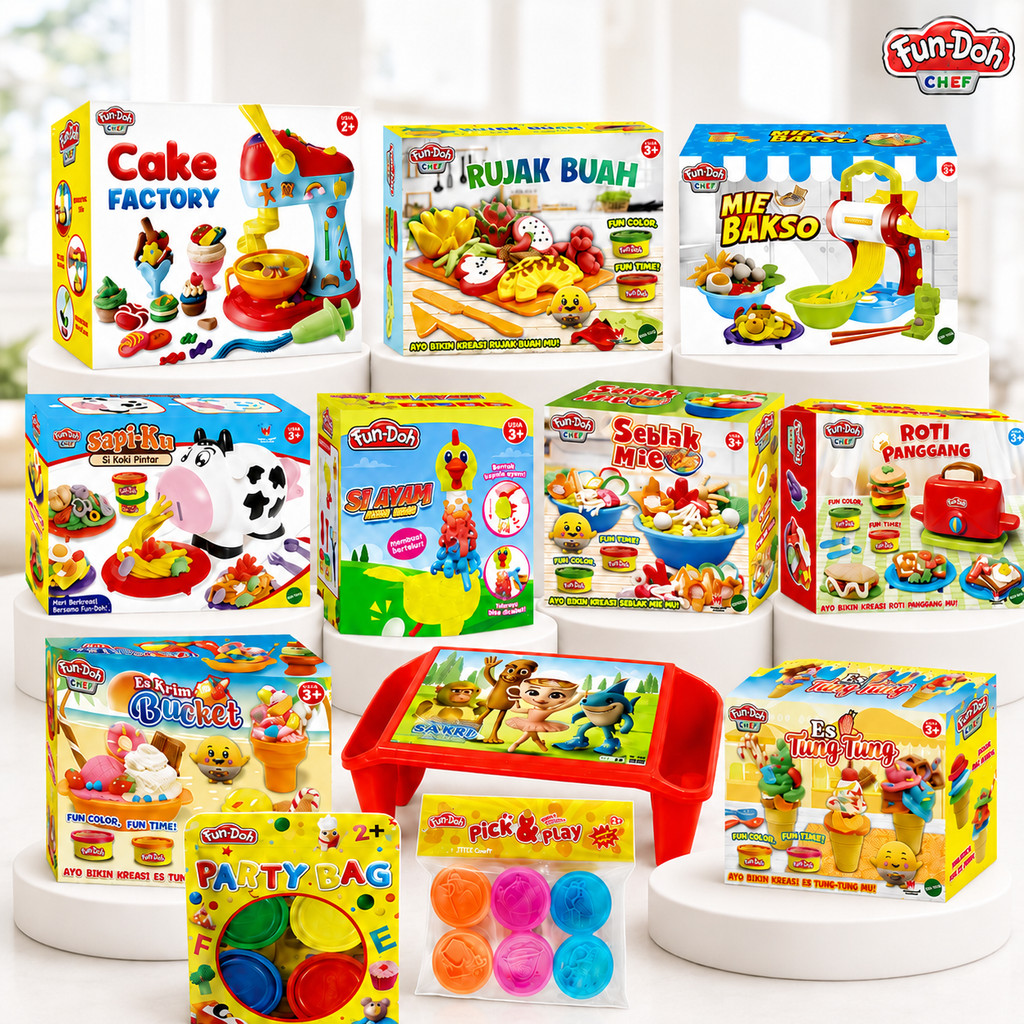 COD Fundoh sapiku fundoh es tung-tung mie bakso party bag es krim bucket unicorn roti panggang cake 
