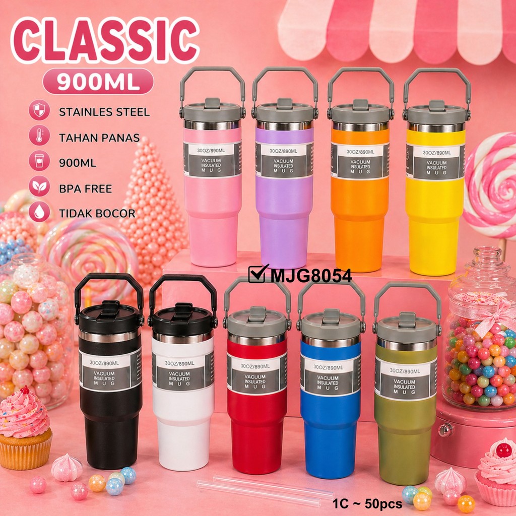 CLASSIC Mug 900ML MJG8054 Stainless Steel Coffee Tumbler