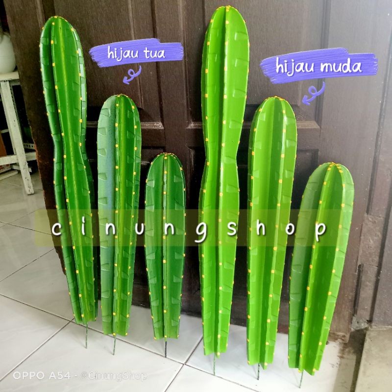 PROMOkaktus palsu aesthetic kaktus imitasi bagus COD/kaktus artificial jumbo murah/shabby/dekorasi/g