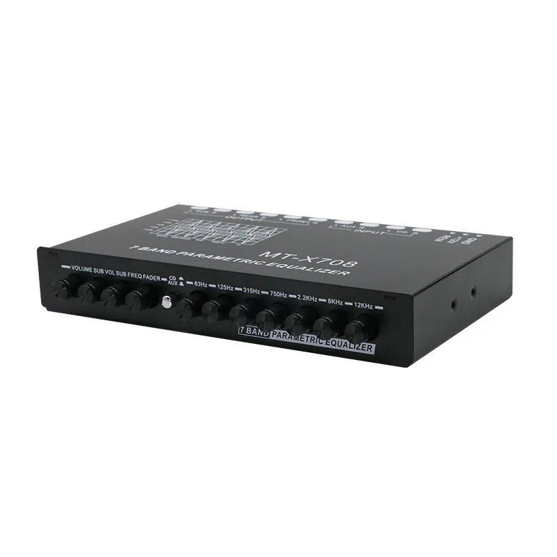 Car Equalizer Audio Equaliz Professional 7 Band Car Equalizer Multifunctional Car Audio EQ Tuning Cr