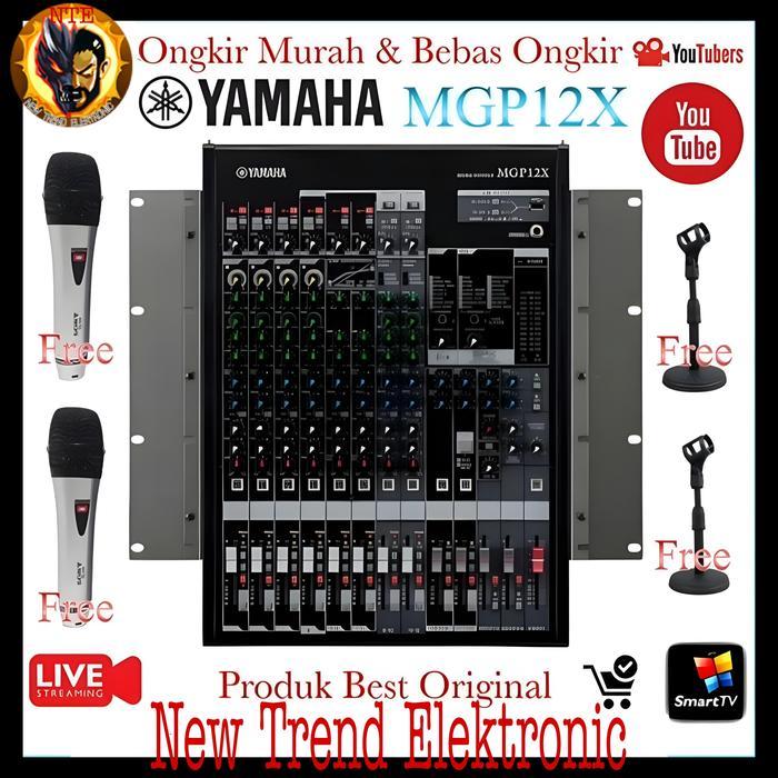 Mixer Audio Yamaha Mgp12X original 12 channel Mixing MGP 12 X perfect